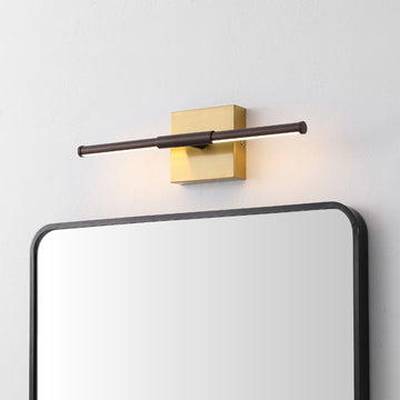 Makena Modern Minimalist Dimmable Integrated LED Metal Wall Sconce